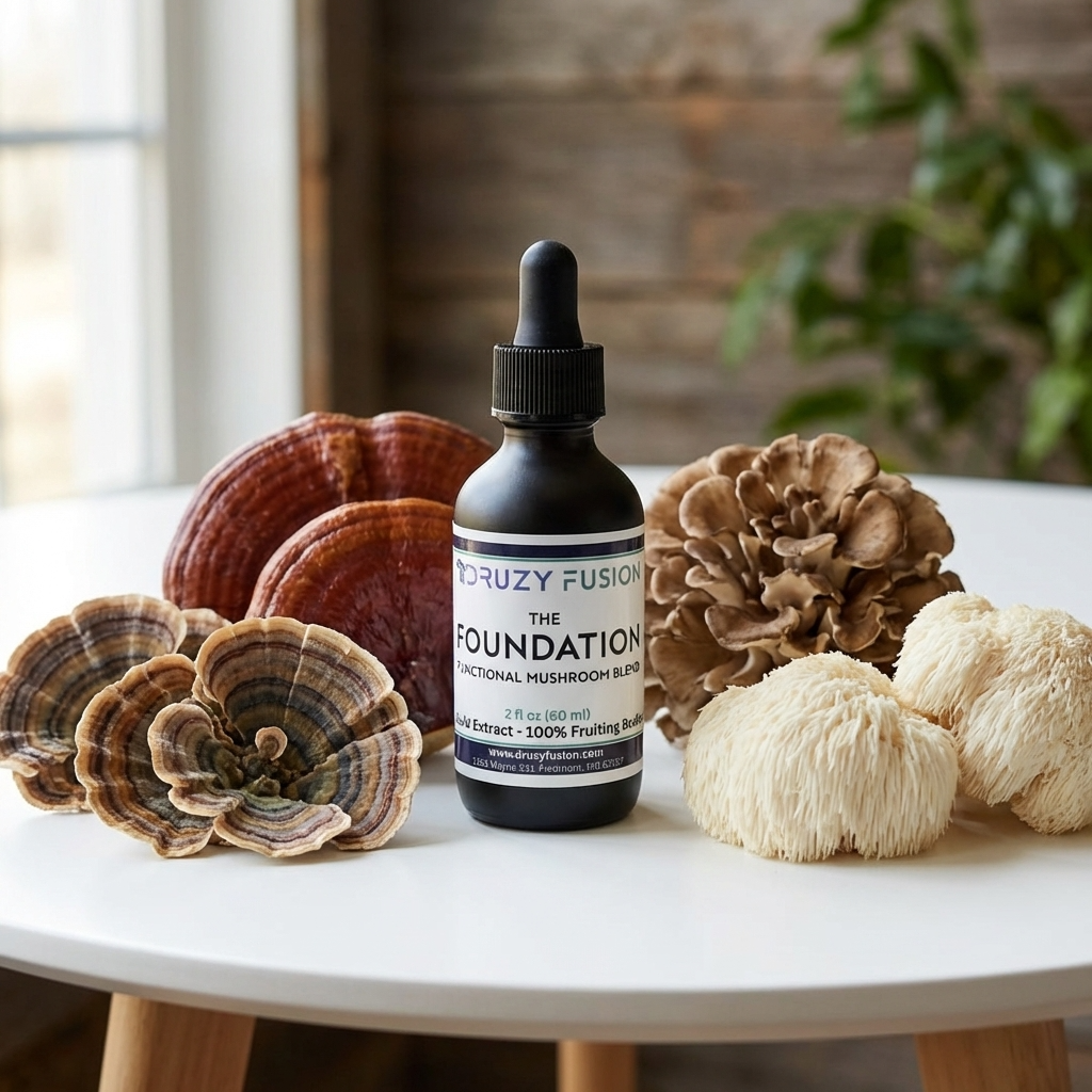 The Foundation | Full-Spectrum Mushroom Blend | Daily Immune & Stress Support